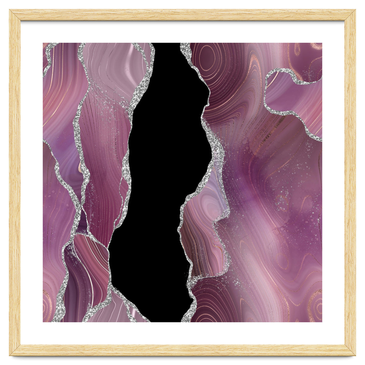 Mauve & Silver Agate Texture 01