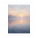 Ethereal Autumn Forest with Misty Sunlight Beams (Print Only) thumbnail