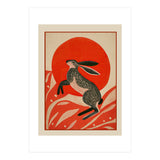 Hare And The Red Sun (Print Only) thumbnail