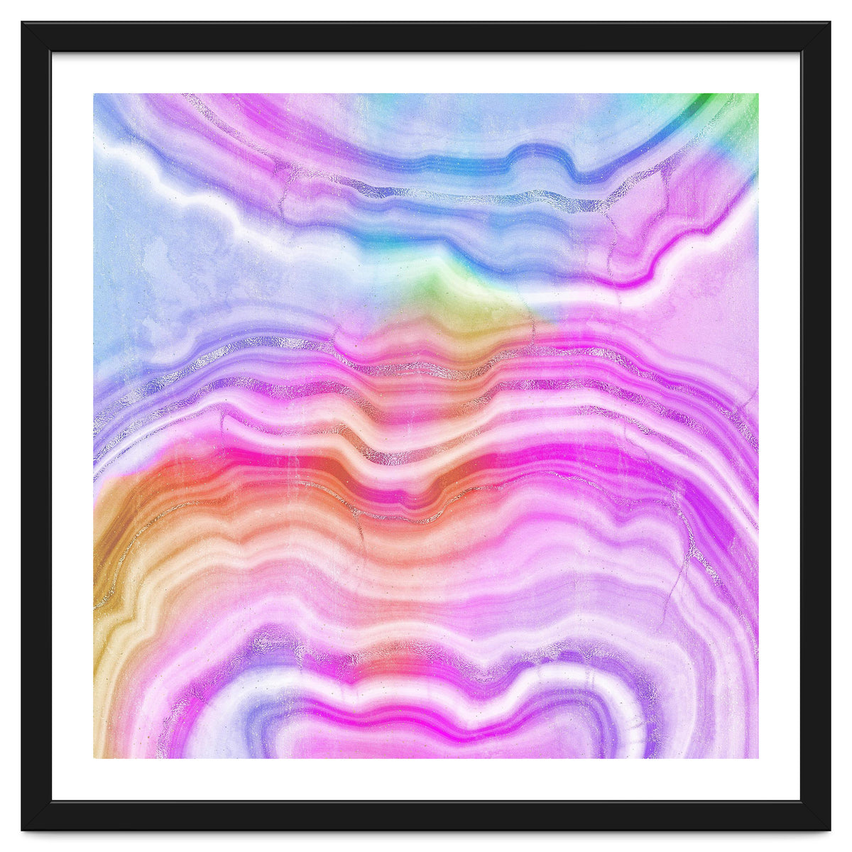 Neon Agate Texture 03