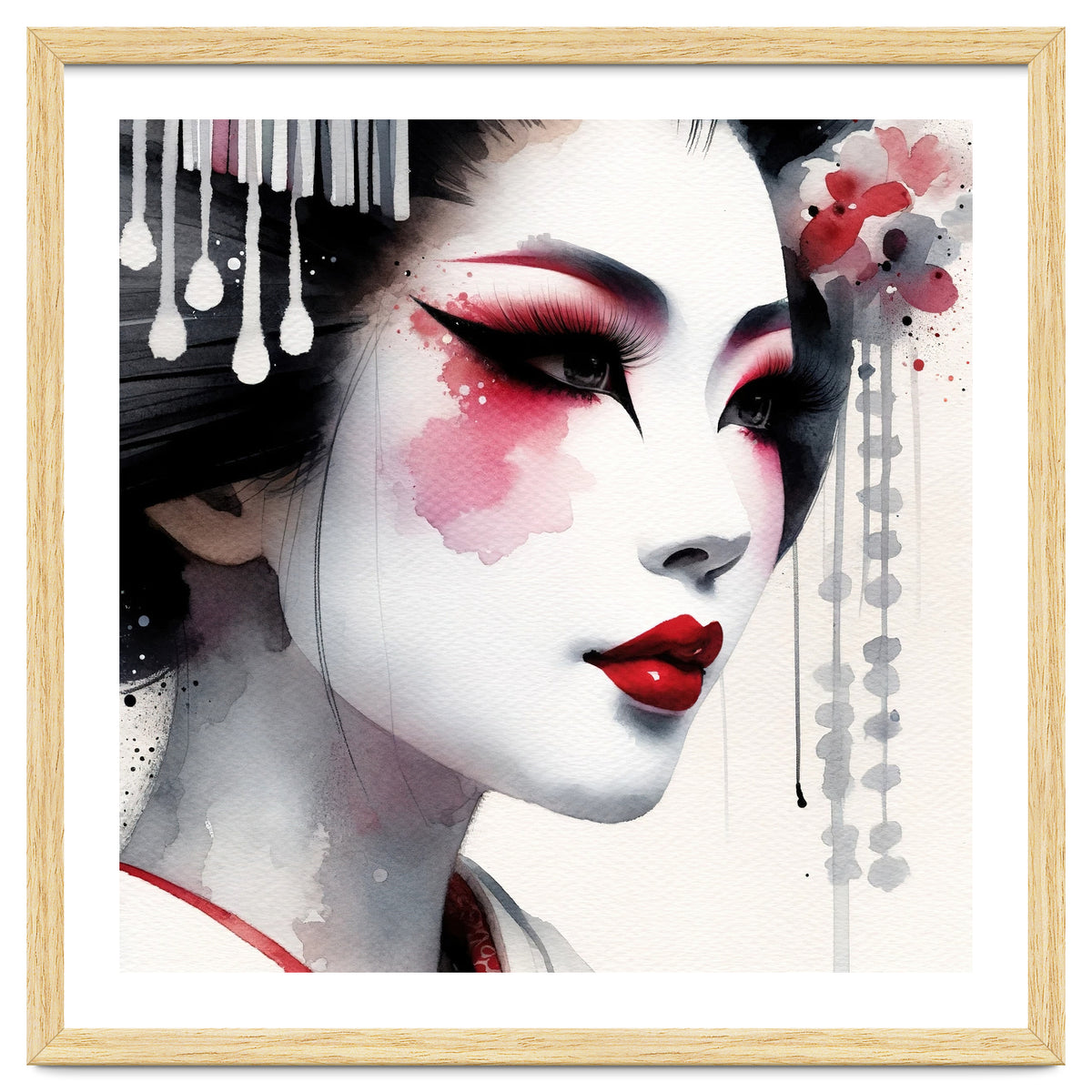 Porcelain Bloom Modern Geisha