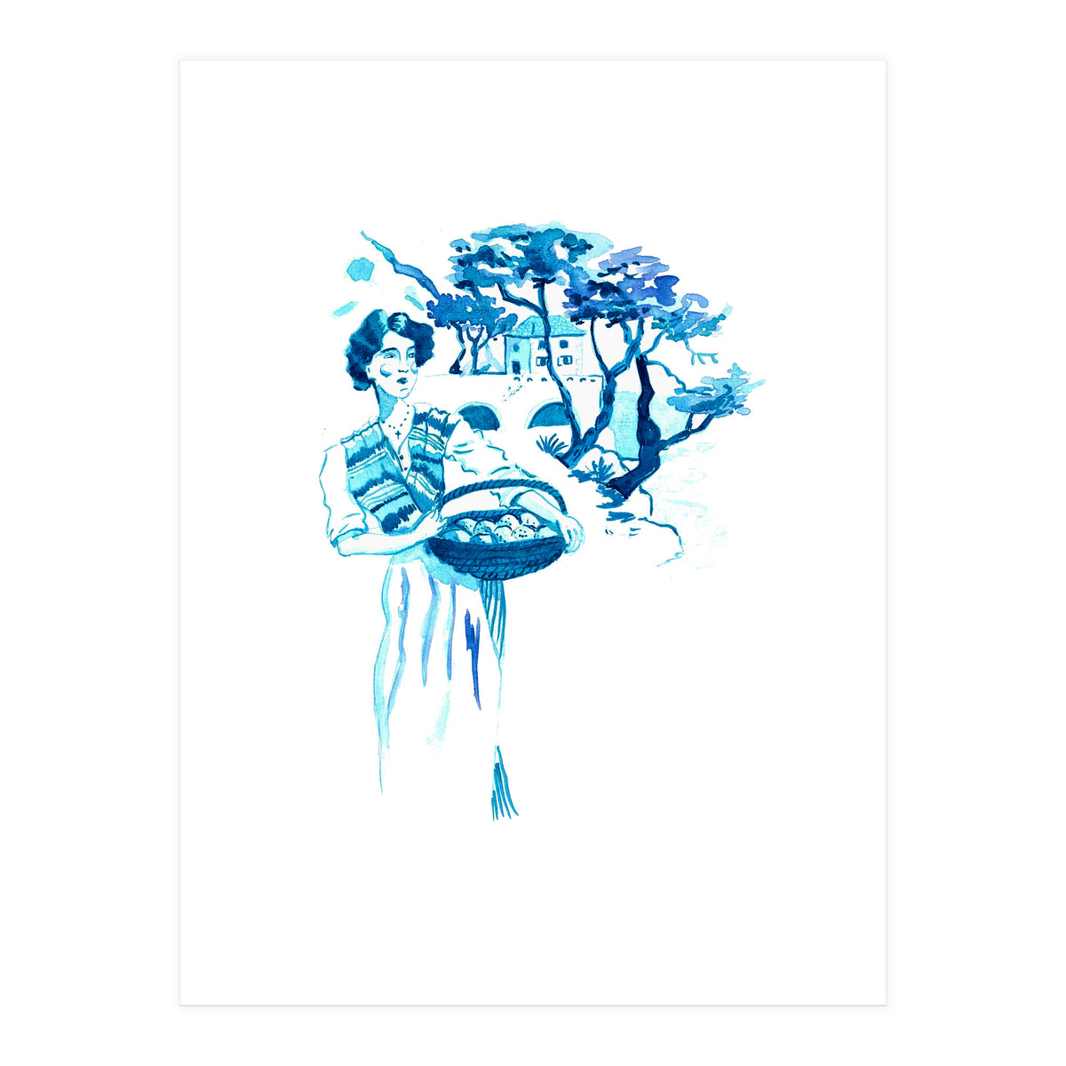 Porteuse Oranges (Print Only)