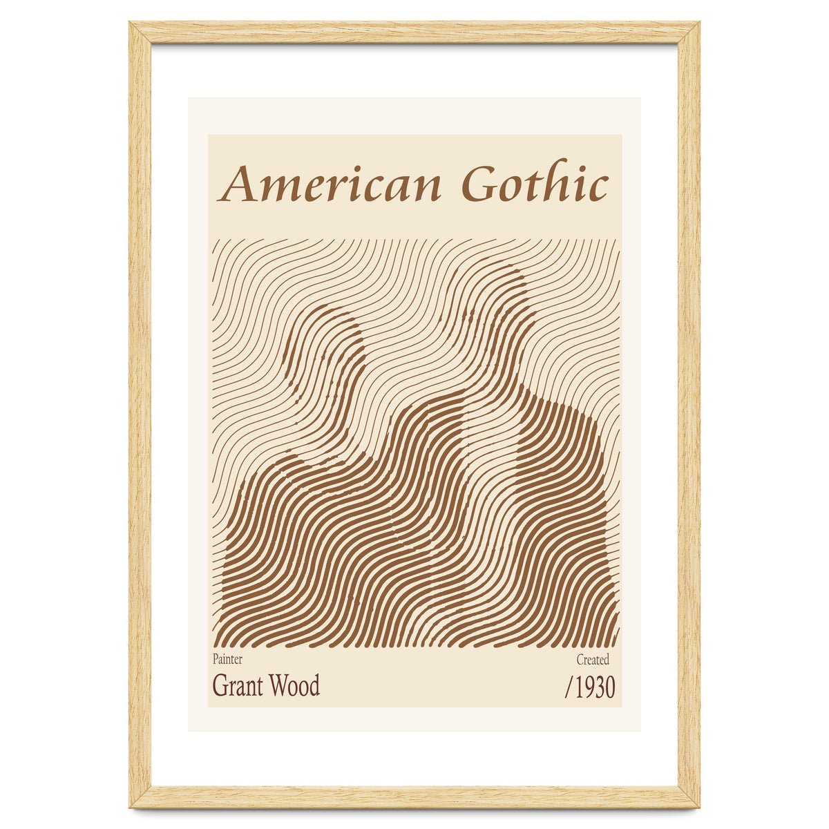 American Gothic – Grant Wood (1930)
