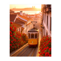 The Charm of a Classic City Tram (Print Only)