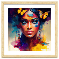 Butterfly Crown Hindu Portrait