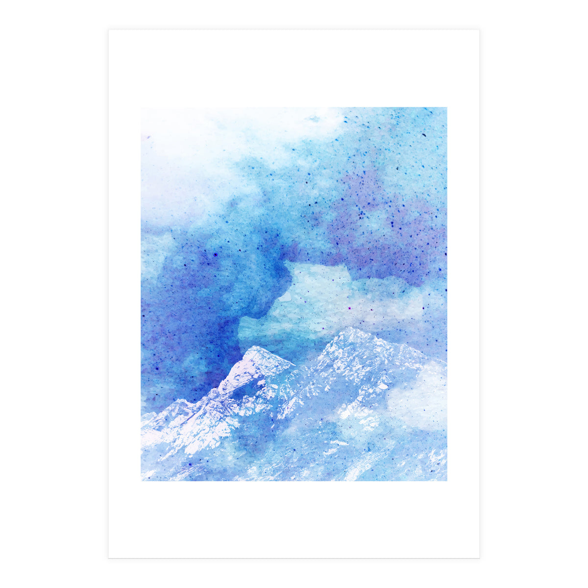 Snowy Mountain (Print Only)