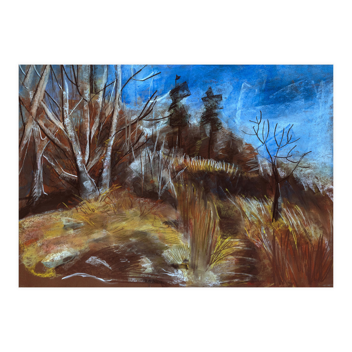 Autumn meadows (Print Only)