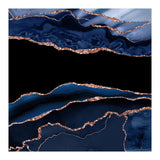 Navy & Rose Gold Agate Texture 11  (Print Only) thumbnail