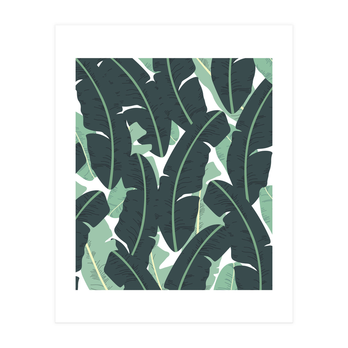 Banana Leaf Pattern (Print Only)