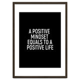 A positive mindset equals to a positive life thumbnail