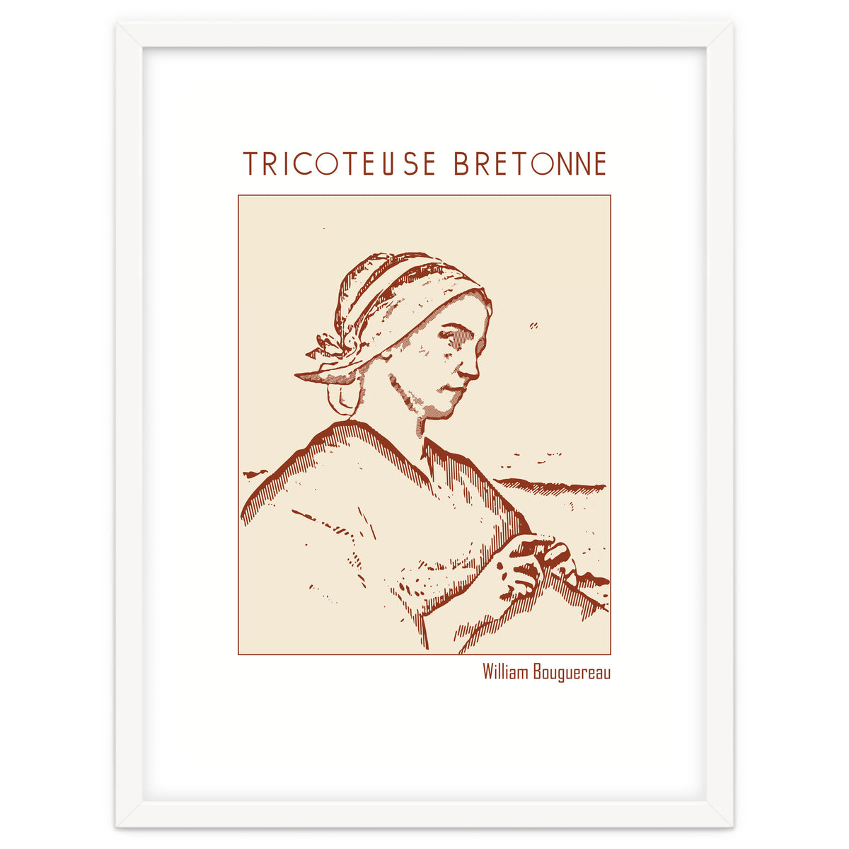 Tricoteuse Bretonne – William Bouguereau