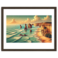 Vintage Australia, Great Ocean Road Poster