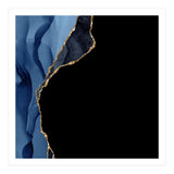 Navy & Gold Agate Texture 09  (Print Only) thumbnail