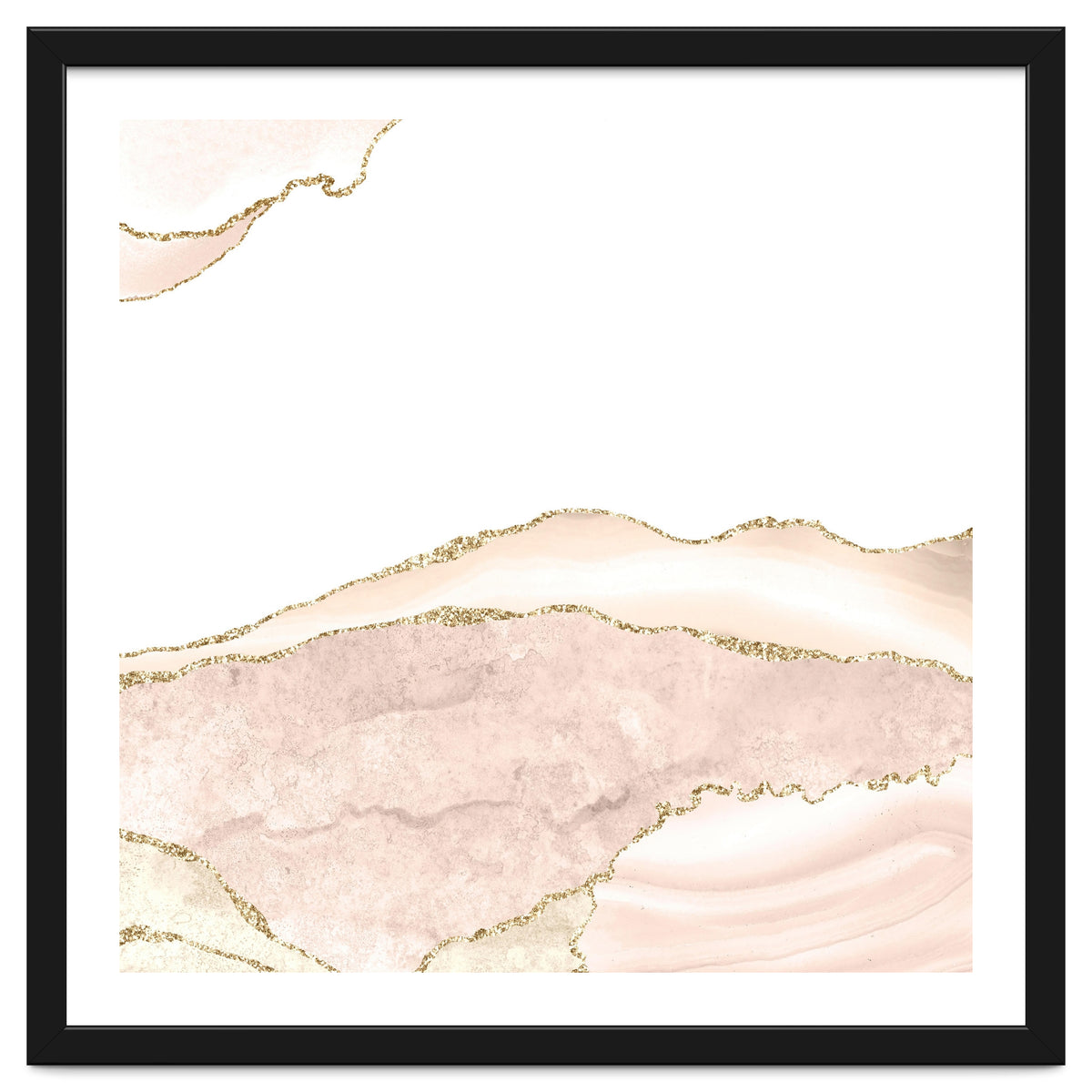 Ivory & Gold Agate Texture 08