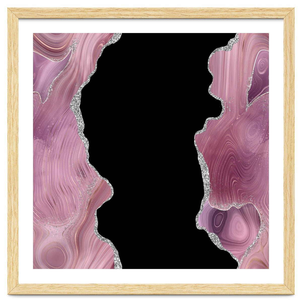 Mauve & Silver Agate Texture 02