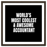 World's most coolest and awesome accountant thumbnail