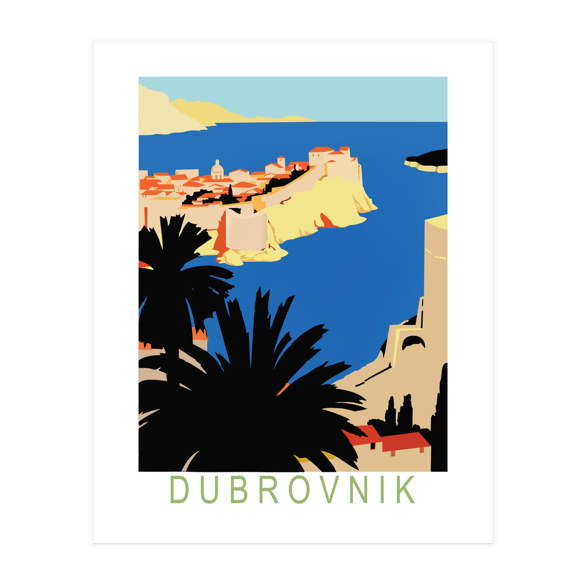Dubrovnik, Adriatic Sea, Croatia (Print Only)