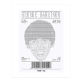 Receipt Art George Harrison (Print Only) thumbnail