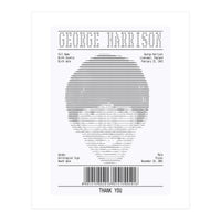 Receipt Art George Harrison (Print Only)