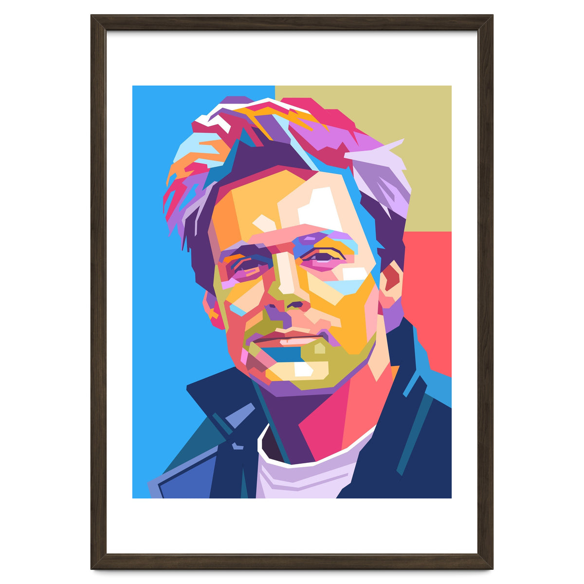 Bryan Adams pop art portrait