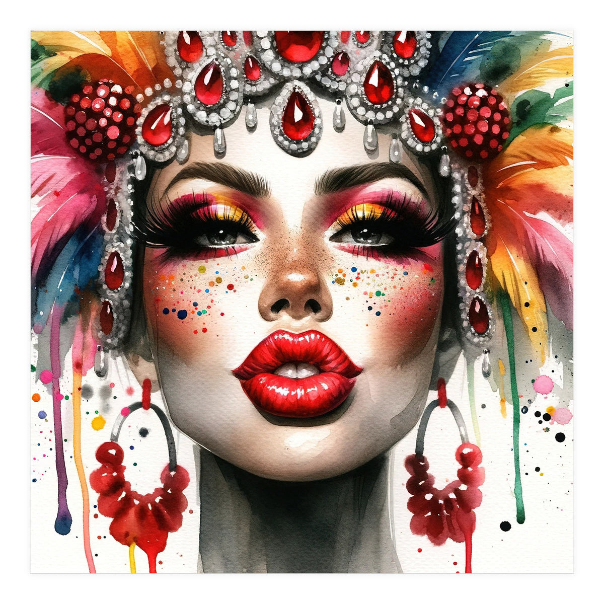 Carnival Muse Of Rio (Print Only)