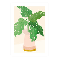 Fresh Morning Monstera Plant (Print Only)