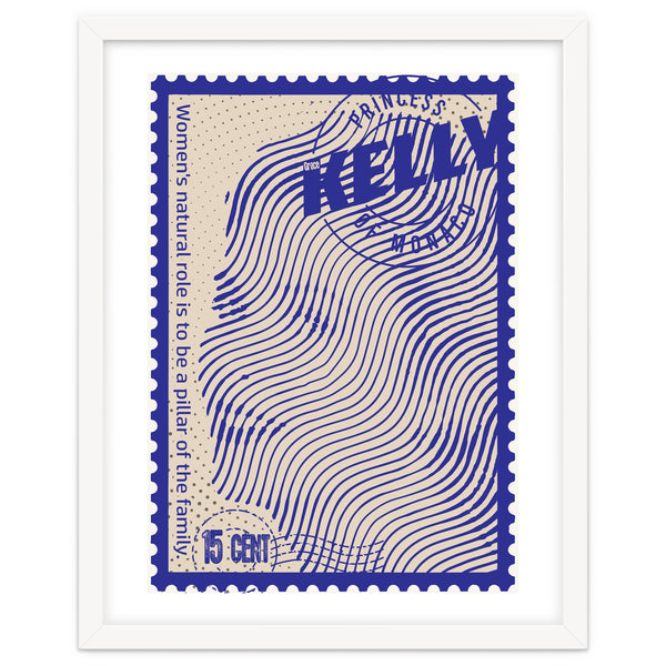 Grace Kelly Stamps Art