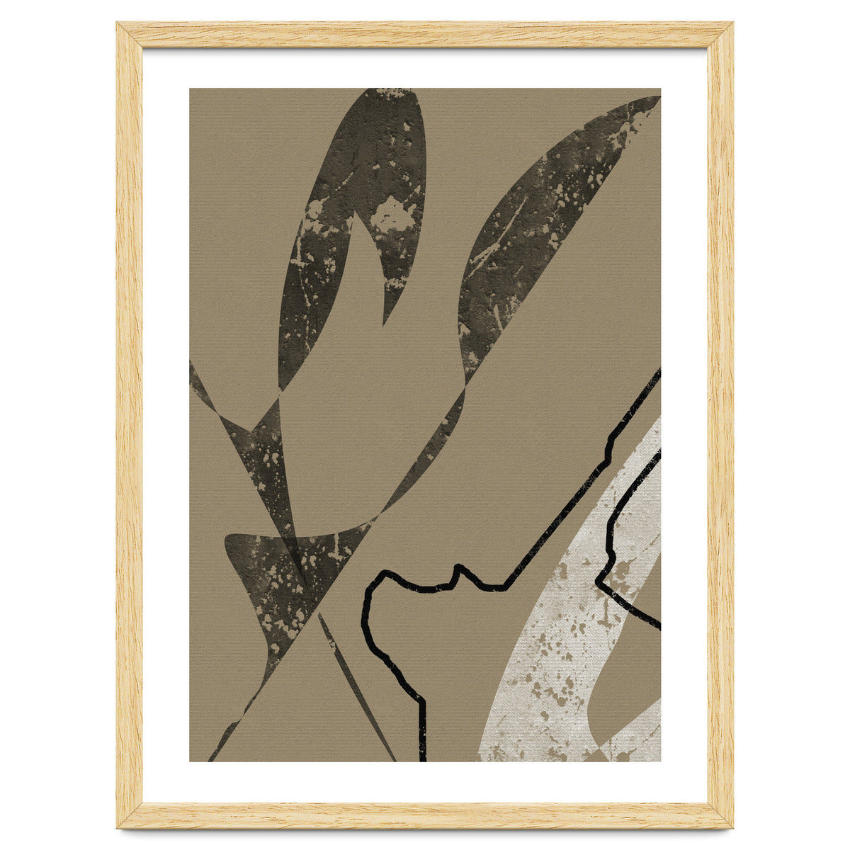 Black Line Minimalist Abstract