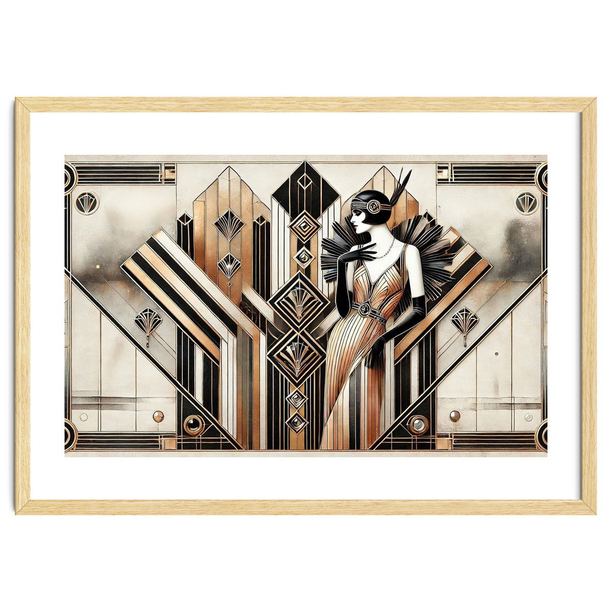 Gatsby Glamour Art Deco Scene