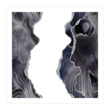 Black & Silver Glitter Agate Texture 05 (Print Only) thumbnail
