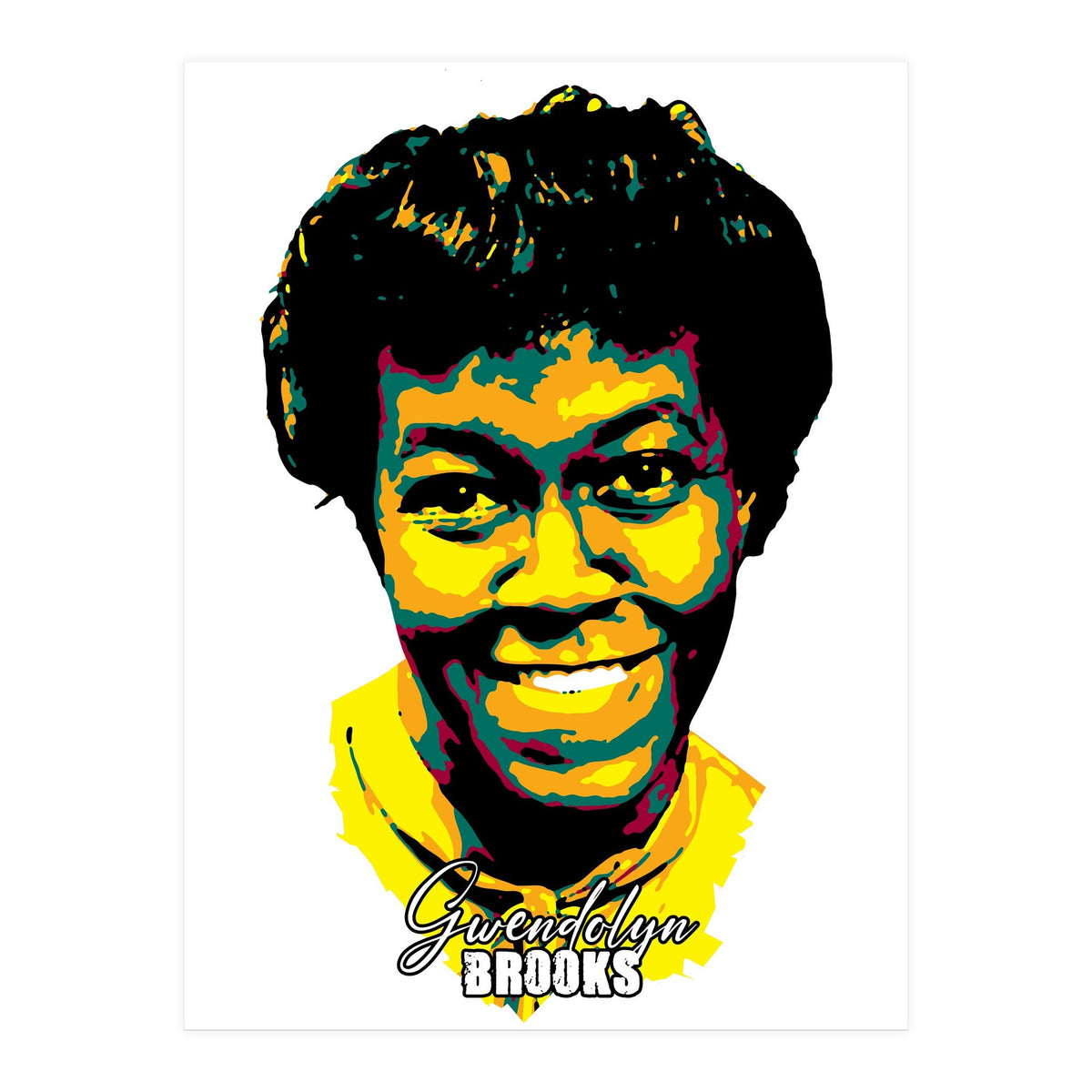 Gwendolyn Brooks American Poet Legend (Print Only)