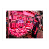 Meat Shop - Hong Kong (Print Only)