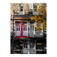 Montreal Bicycle Balcony No 1 Color Version (Print Only)