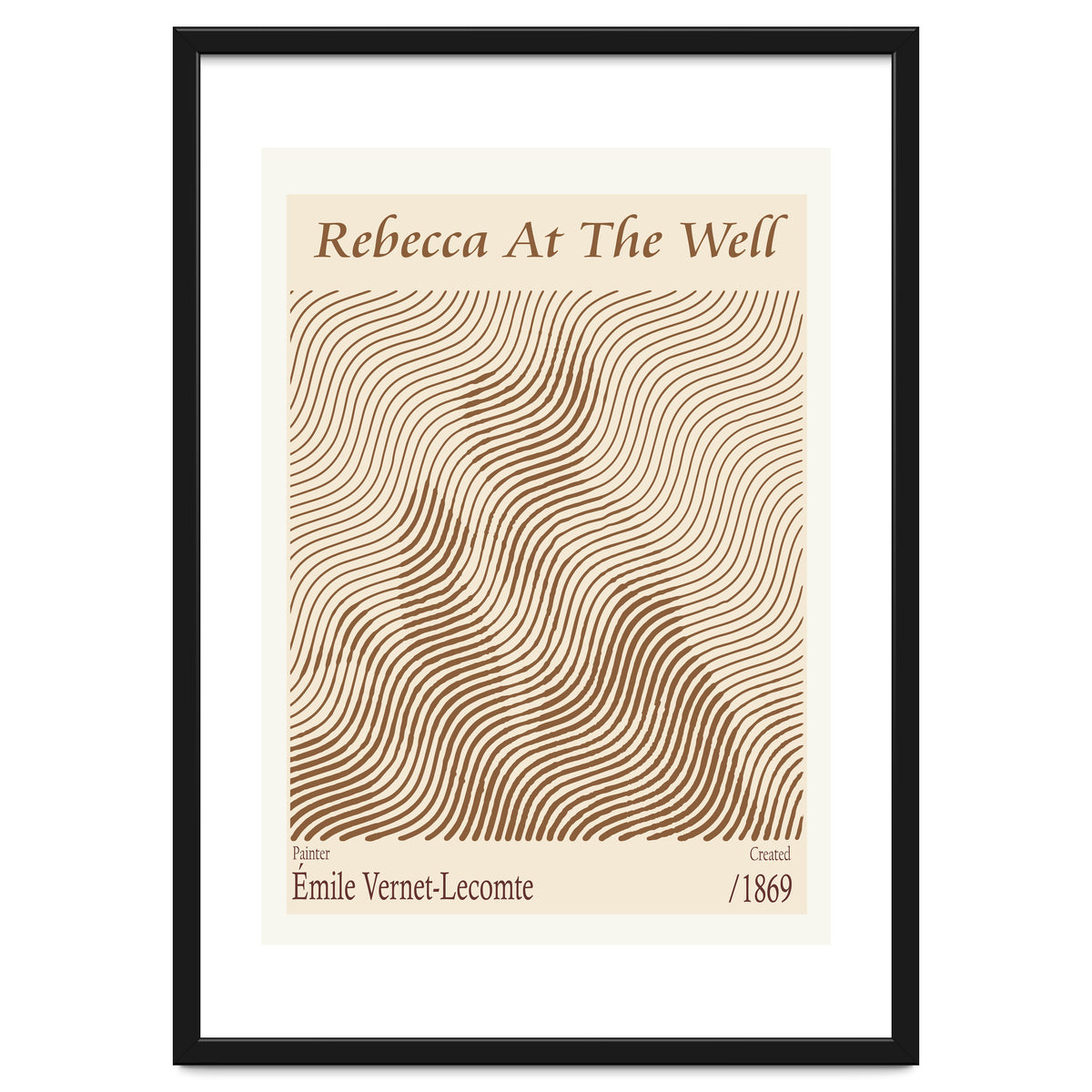 Rebecca At The Well – Émile Vernet Lecomte (1869)