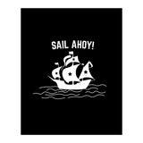 Sail Ahoy  sailing ship  (Print Only) thumbnail