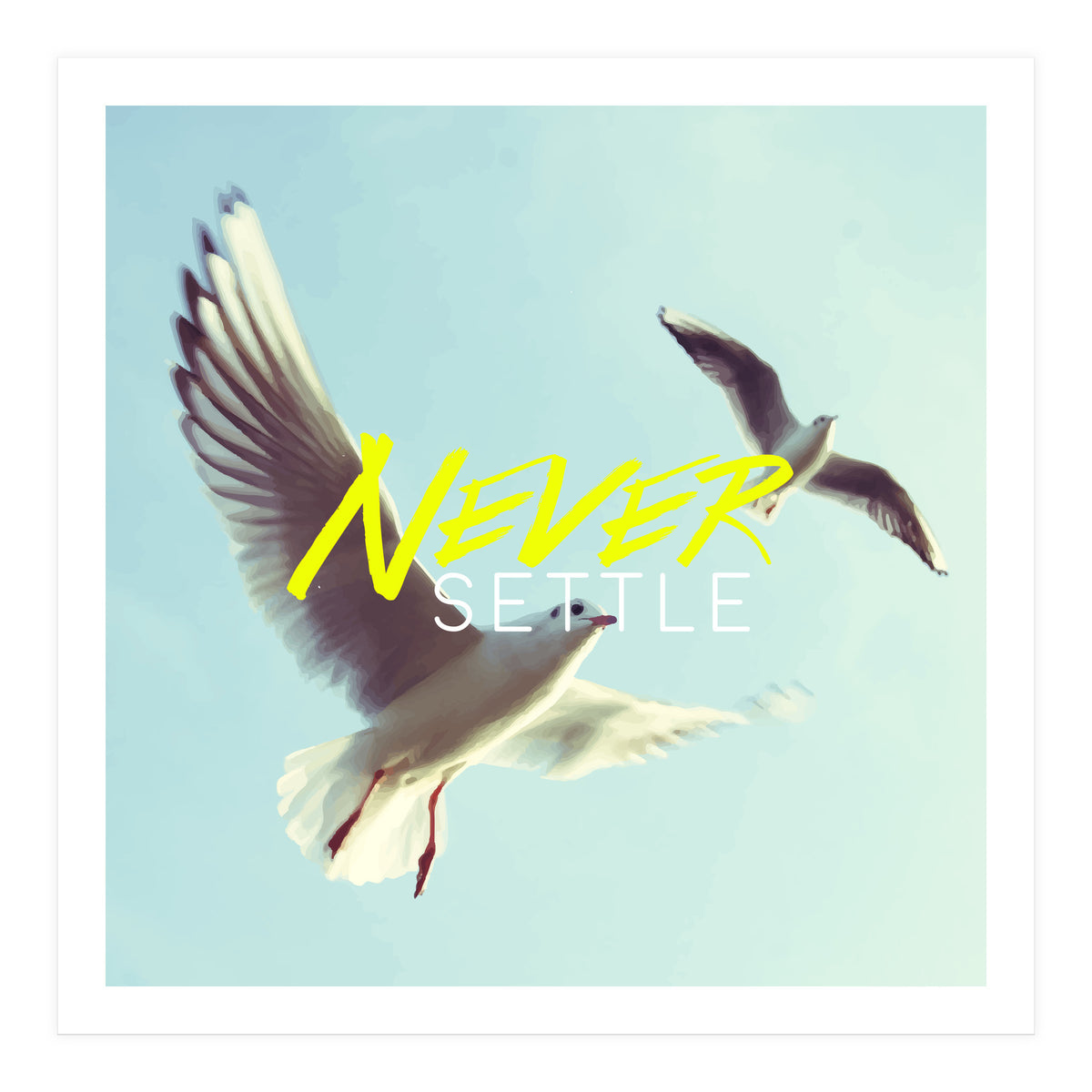 Never Settle (Print Only)