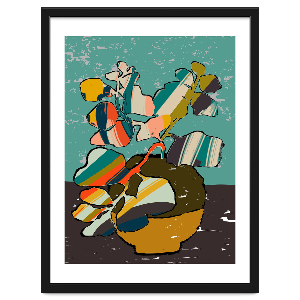 Colorful Eucalyptus Leaves