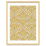 Ochre Retro Marbled Tiles thumbnail