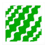 Green Wavy (Print Only) thumbnail