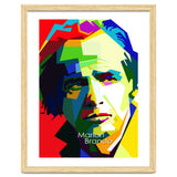 Marlon Brando Pop Art WPAP thumbnail