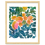 Lemons | Watercolor Modern Boho Botanical Painting | Pastel Summer Jungle Garden Juicy Fresh thumbnail
