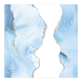 Blue & Silver Agate Glitter Texture 06 (Print Only) thumbnail