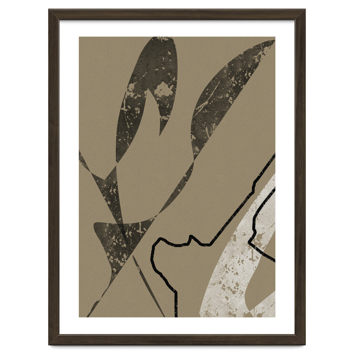 Black Line Minimalist Abstract