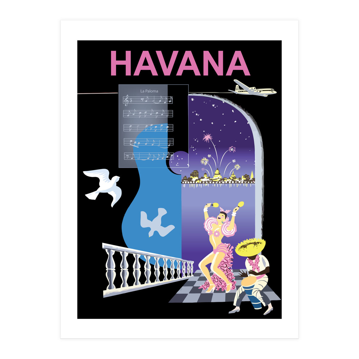Havana, Dancing Nights, Cuba (Print Only)