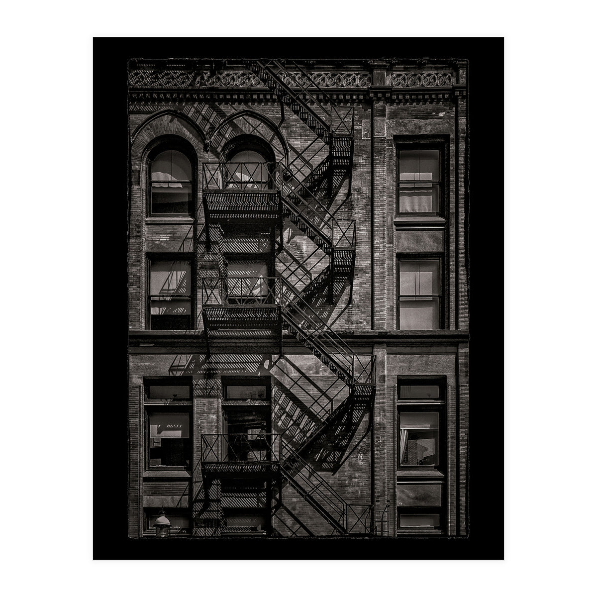 Gooderham Flatiron Building No 2 with Border (Print Only)
