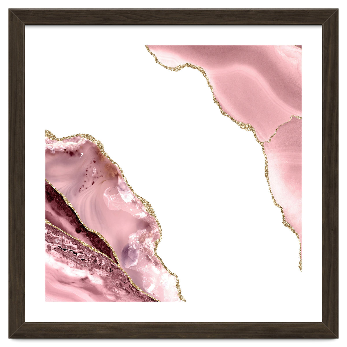 Blush & Gold Agate Texture 06