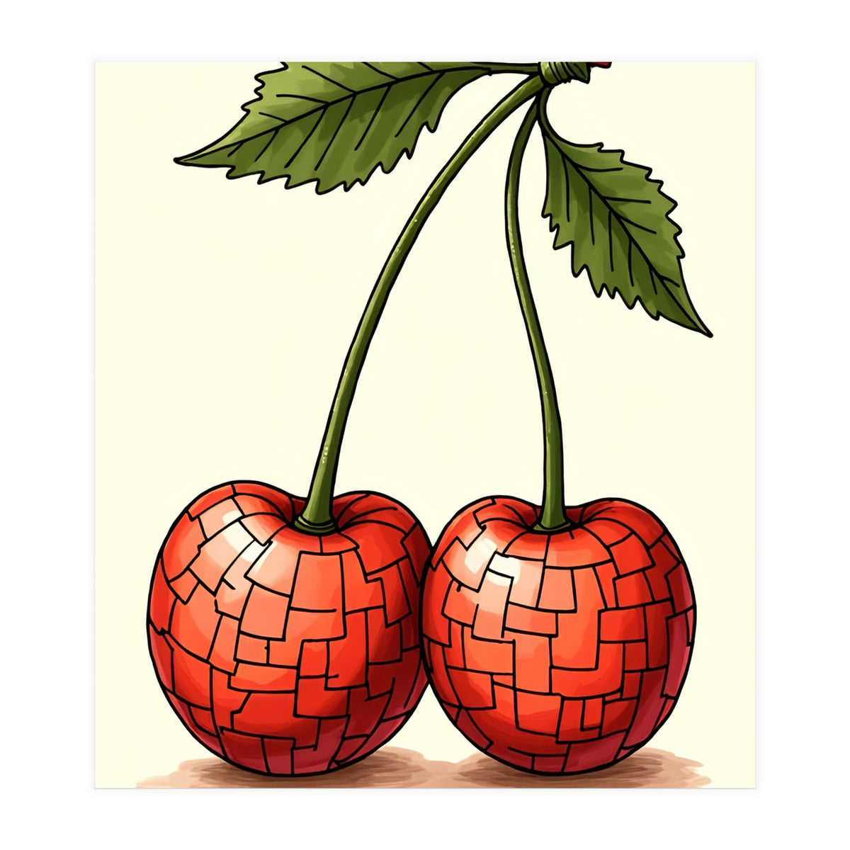 Cherry Contemporary (Print Only)