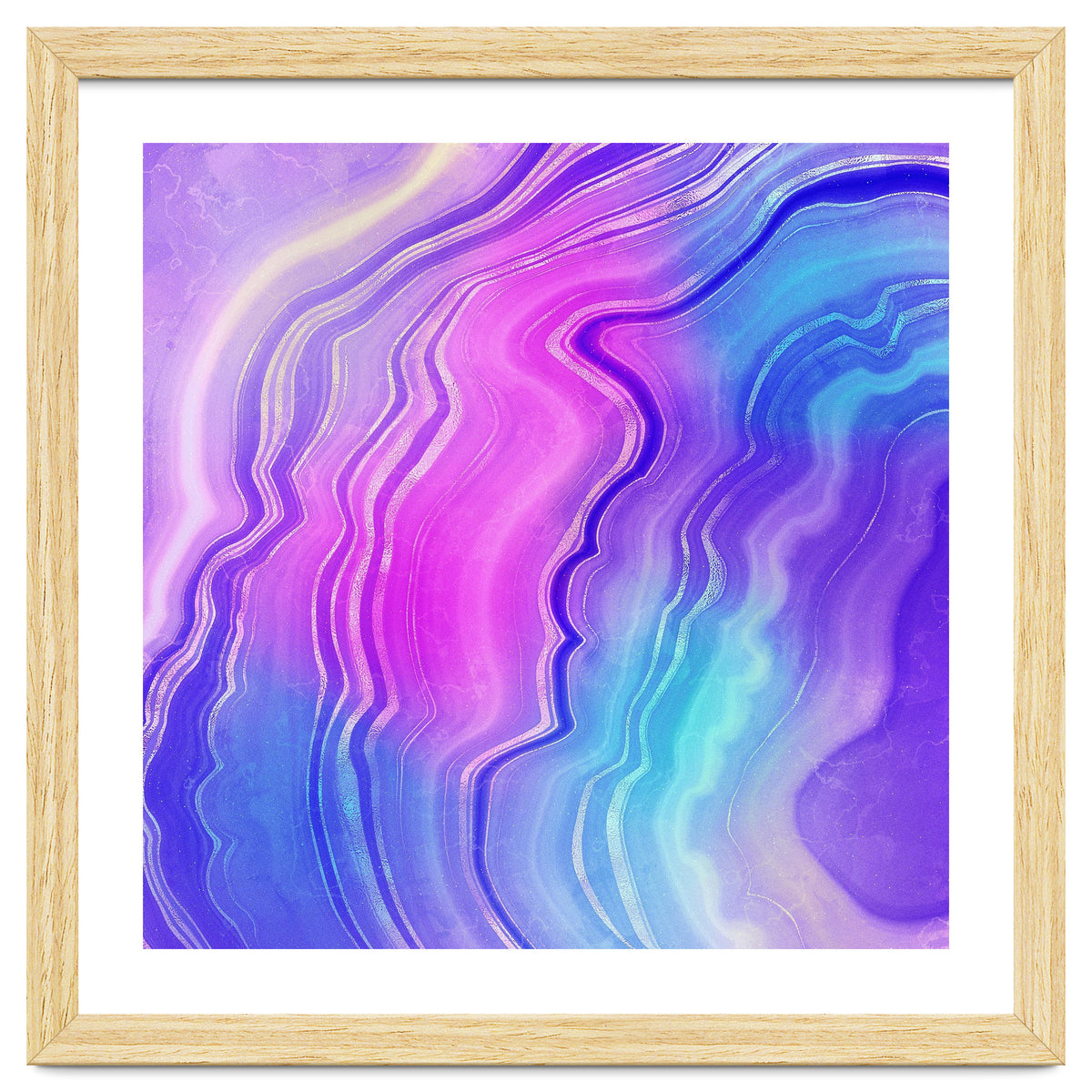 Neon Agate Texture 09