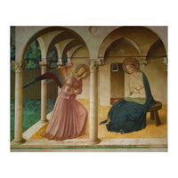 The Annunciation. Fresco in the former dormitory of the Dominican monastery San Marco, Florence. (Print Only)