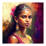 Golden Garland Sinhalese Portrait (Print Only) thumbnail